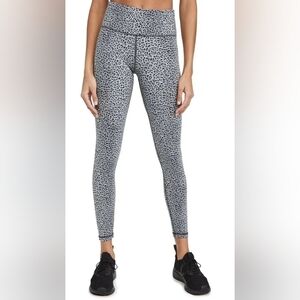 SWEATY BETTY Flatter Me Jacquard Workout Leggings, Slate Grey, Size S